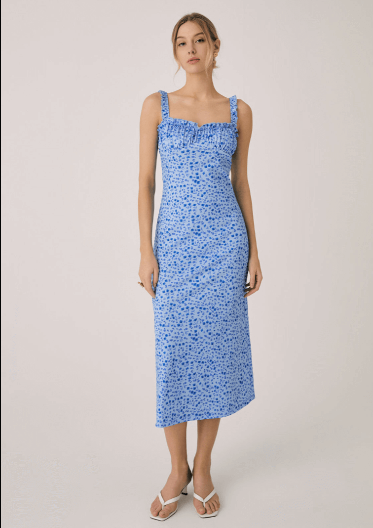 Floral Boho Midi Dress