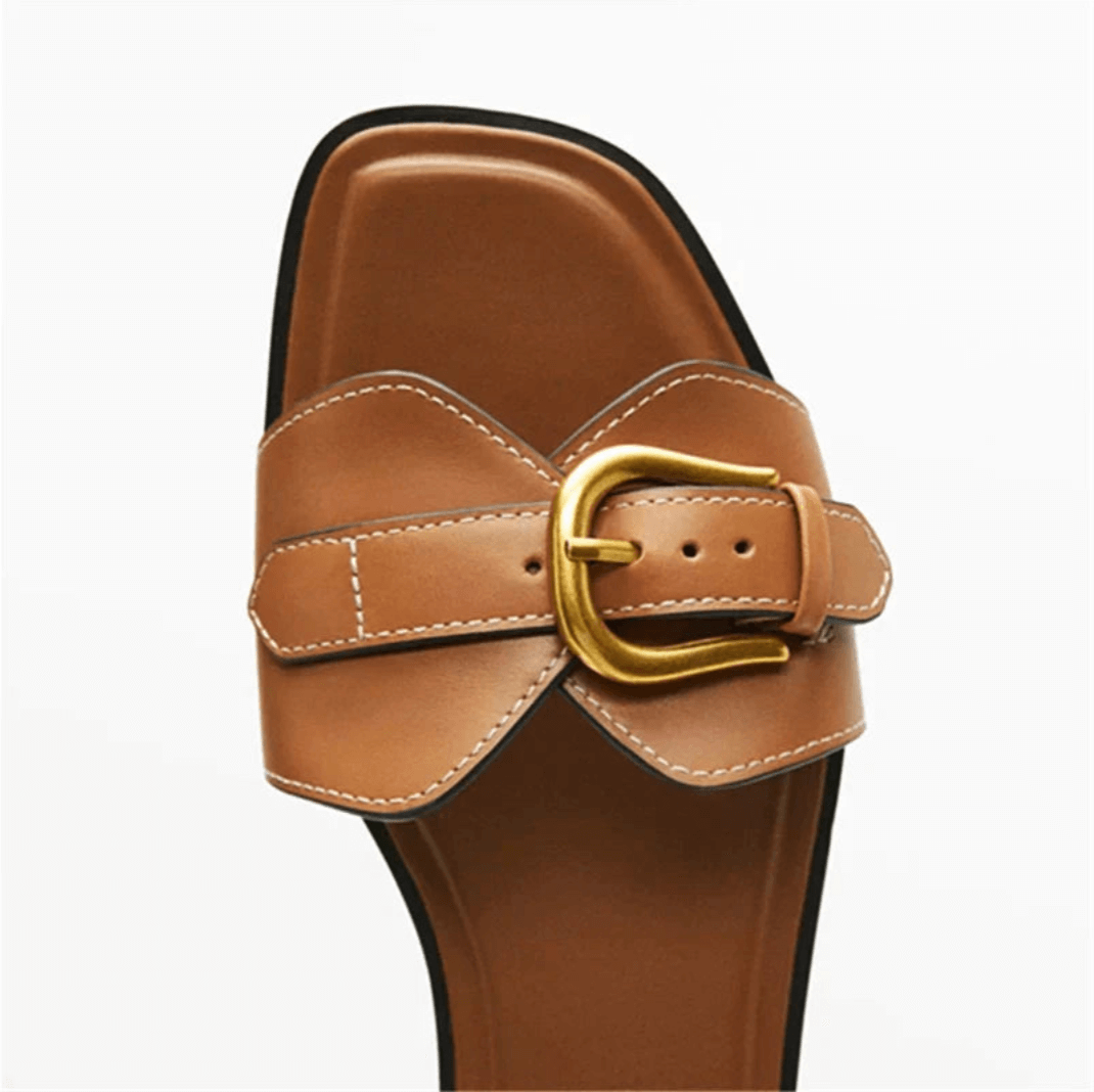 Geneva Buckle Sandals
