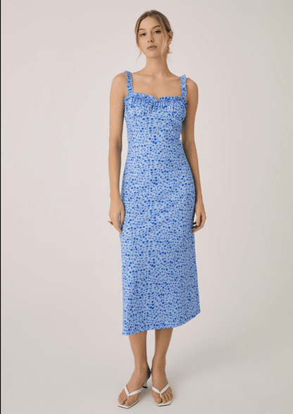 Floral Boho Midi Dress
