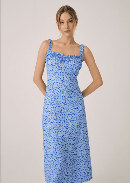 Floral Boho Midi Dress