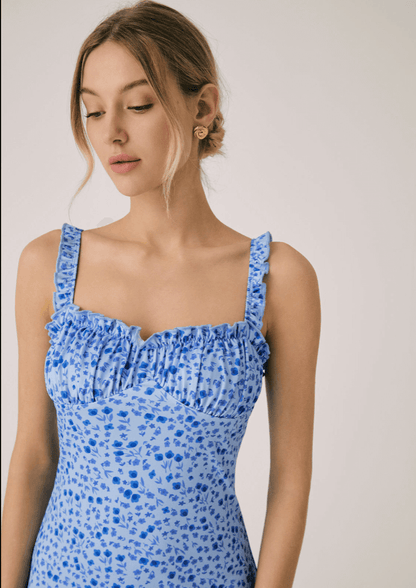 Floral Boho Midi Dress
