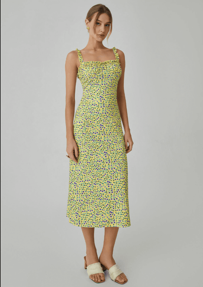 Floral Boho Midi Dress