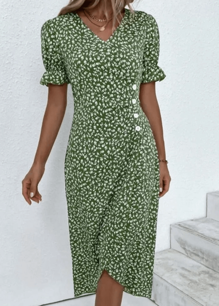 Amelie Floral Print Dress