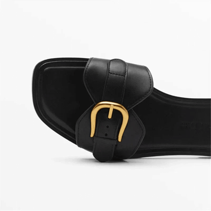 Geneva Buckle Sandals