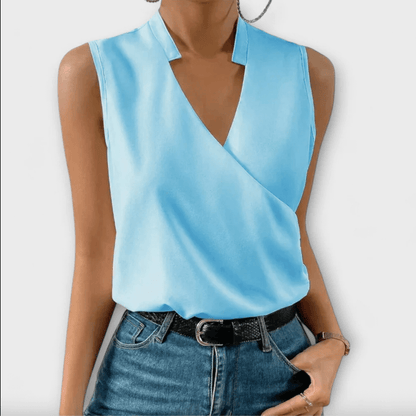 Soft Summer Top with V-Neck