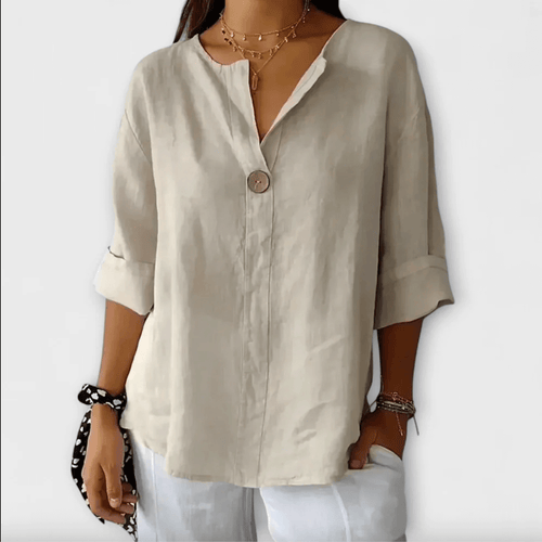 Nicole - Stylish Blouse with V-Neck