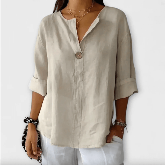 Nicole - Stylish Blouse with V-Neck