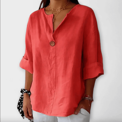 Nicole - Stylish Blouse with V-Neck
